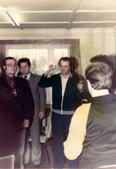 von links
       Günther Stieler,
       Winfried Döring,
       Lothar Krauße,
       Heini Zumpe 